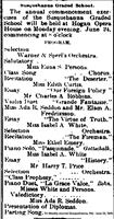 GradedSchoolCommencement1895(Susquehanna, PA)